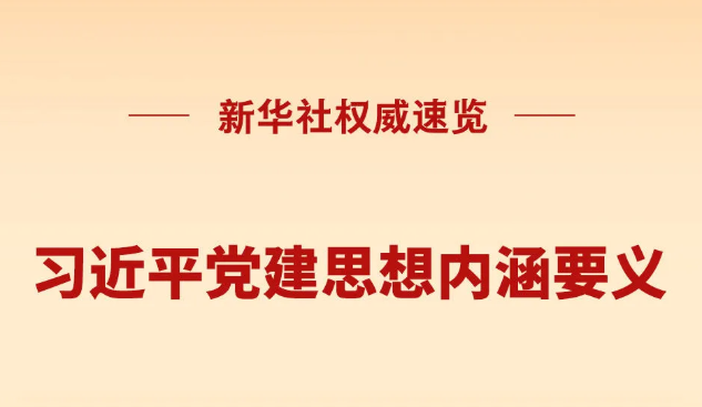 <b>习近平党建思想内涵要义</b>